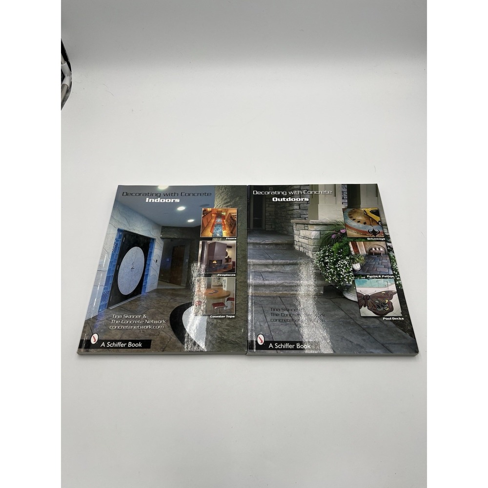 Decorating with Concrete Indoors Outdoors Book Set Tina Skinner 2005